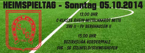 Heimspiele beider Mannschaften am 05.10.2014