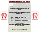Spießbraten unter den Birken